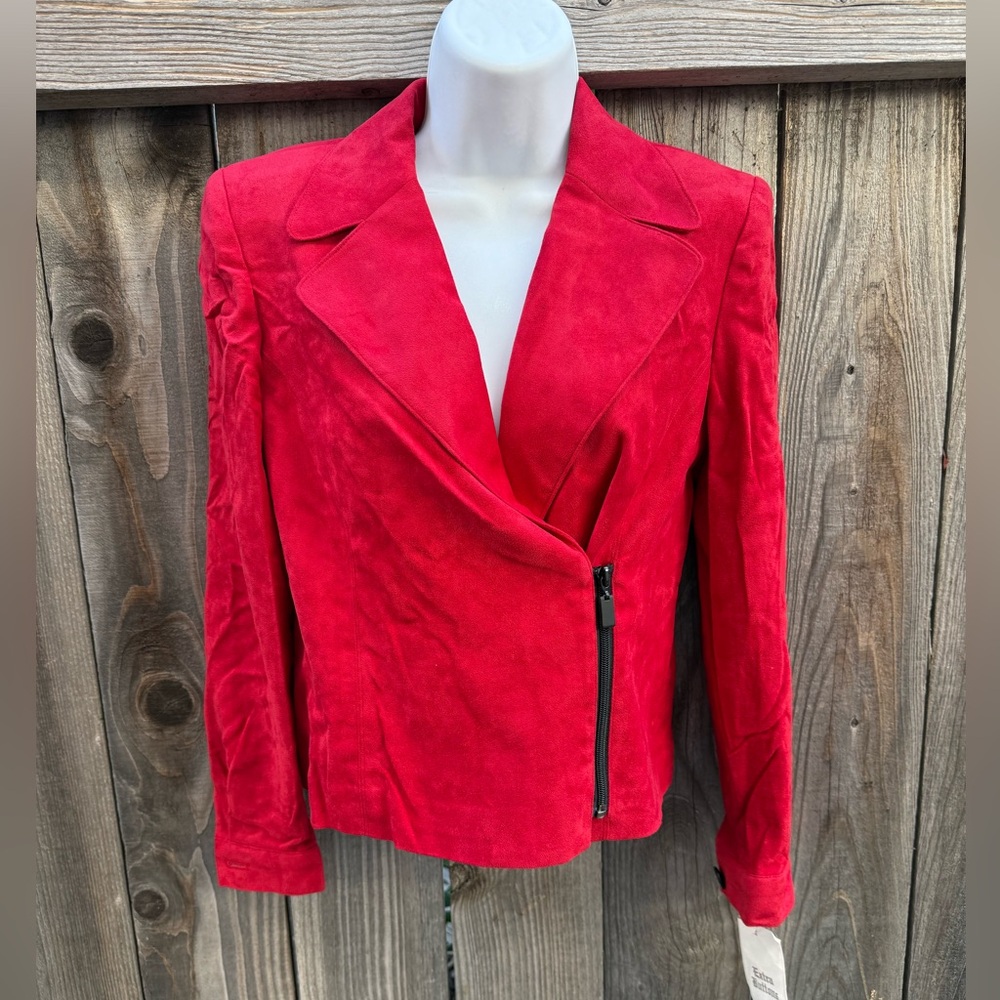 David Warren petite new work suede jacket